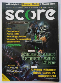 SCORE - číslo 62 - únor 1999 ročník 6. - bez CD