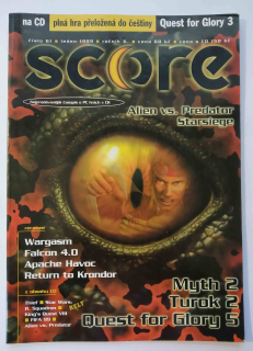 SCORE - číslo 61 - leden 1999 - ročník 6. -  bez CD
