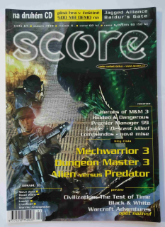 SCORE - číslo 64 - duben 1999 - ročník 6. - bez CD