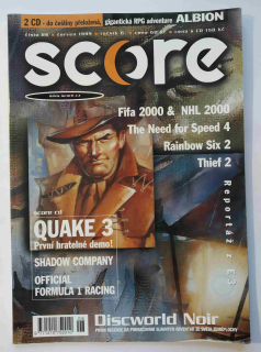 SCORE - číslo 66 - červen 1999 - ročník 6. - bez CD
