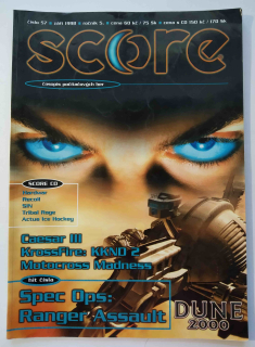 SCORE - číslo 57 - září 1998 - ročník 5. - bez CD
