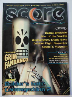SCORE - číslo 59 - listopad 1998 - ročník 5. - bez CD