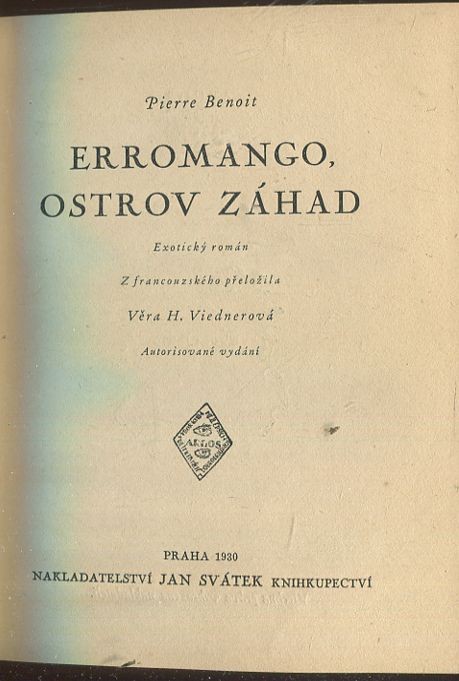 Erromango, ostrov záhad - exotický román