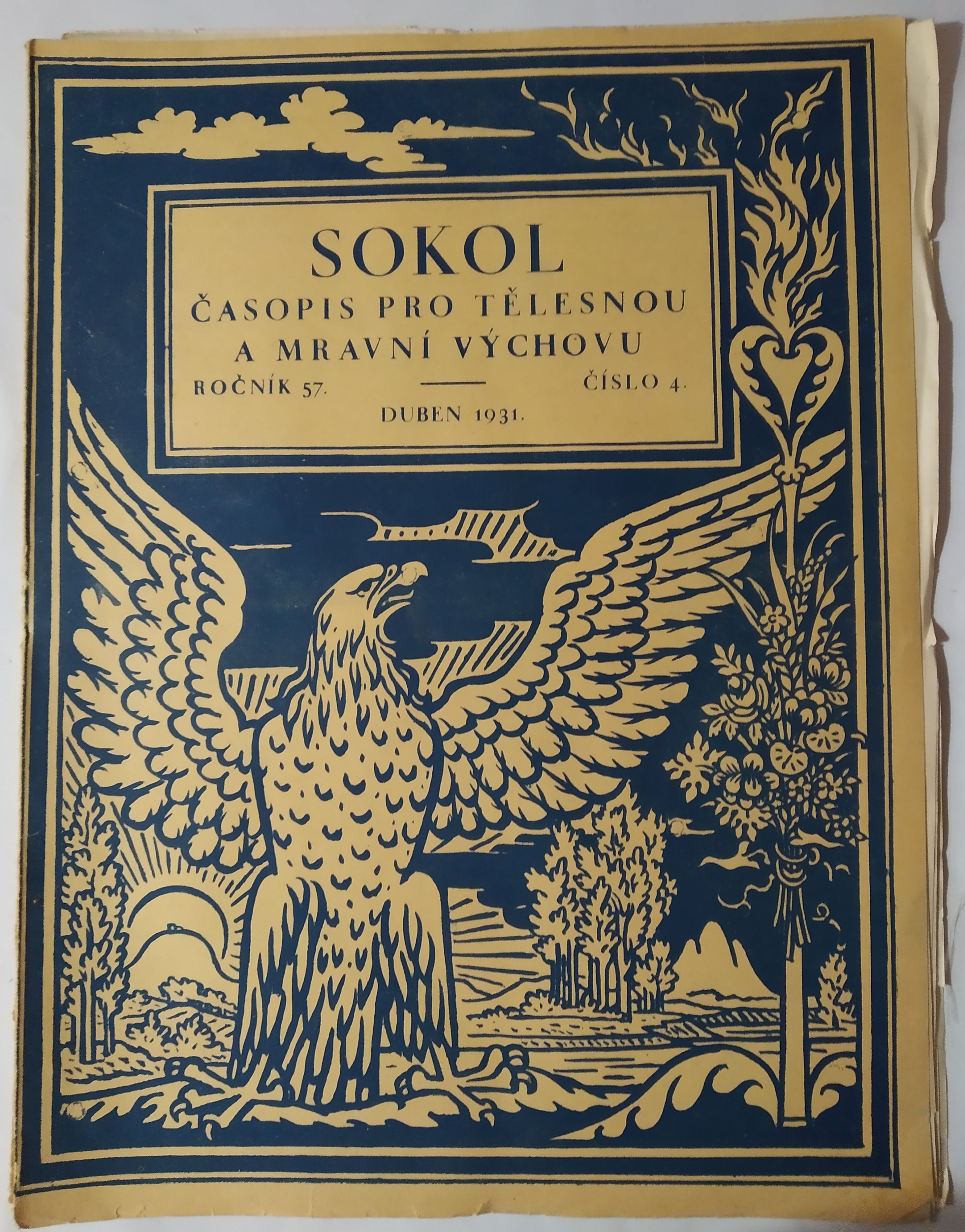 SOKOL - Časopis pro tělesnou a mravní výchovu - roč. 57. číslo 4