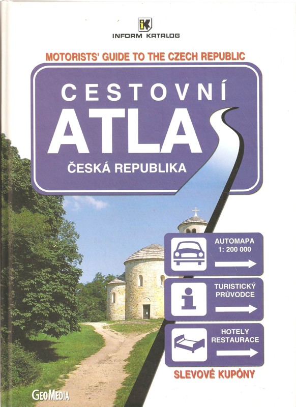 Cestovní atlas : Česká republika : automapy, turistický průvodce, hotely a restaurace, slevové kupóny
