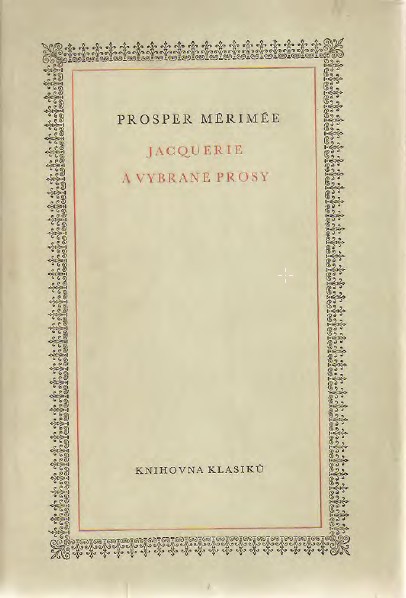Jacquerie a jiné vybrané prosy