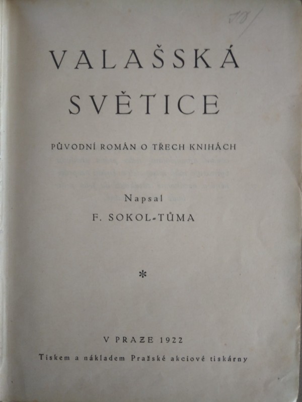 Valašská světice : původní román o třech knihách