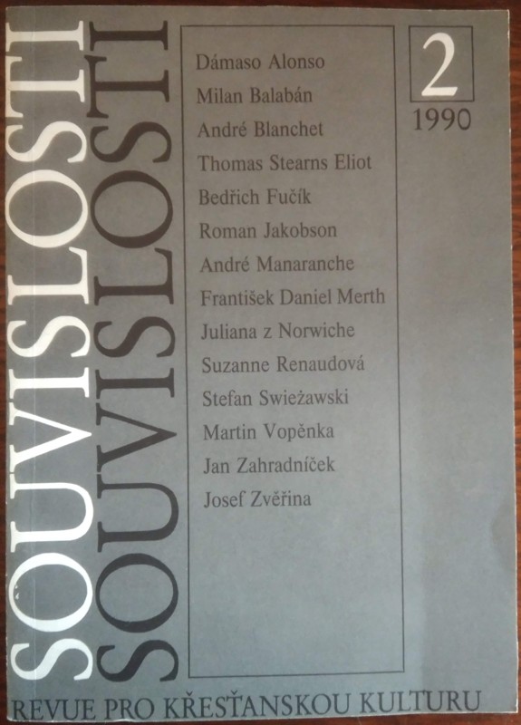 Souvislosti : revue pro křesťanství a kulturu 2/1990