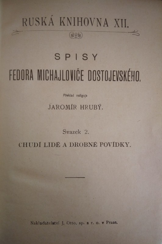 Chudí lidé a drobné povídky. Svazek 2