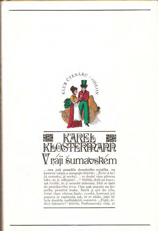 V ráji šumavském : román z Pošumaví