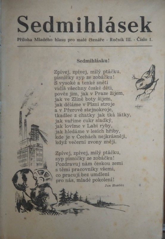 Sedmihlásek : příloha Mladého hlasu pro malé čtenáře, roč. III, č. 1-10