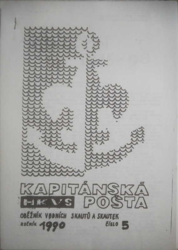 Kapitánská pošta. Oběžník vodních skautů a skautek. 1990, č.5
