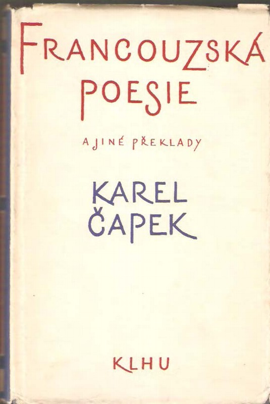 Francouzská poesie a jiné překlady