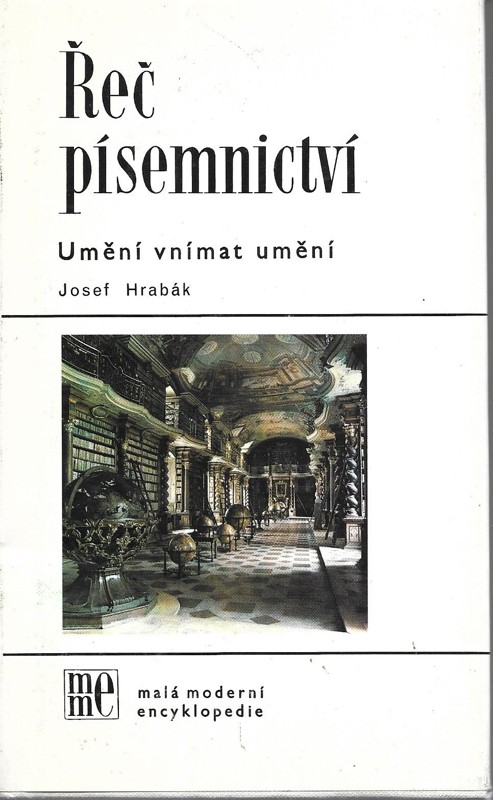 Řeč písemnictví : umění vnímat umění