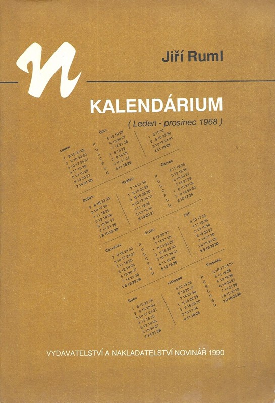 Kalendárium : leden-prosinec 1968