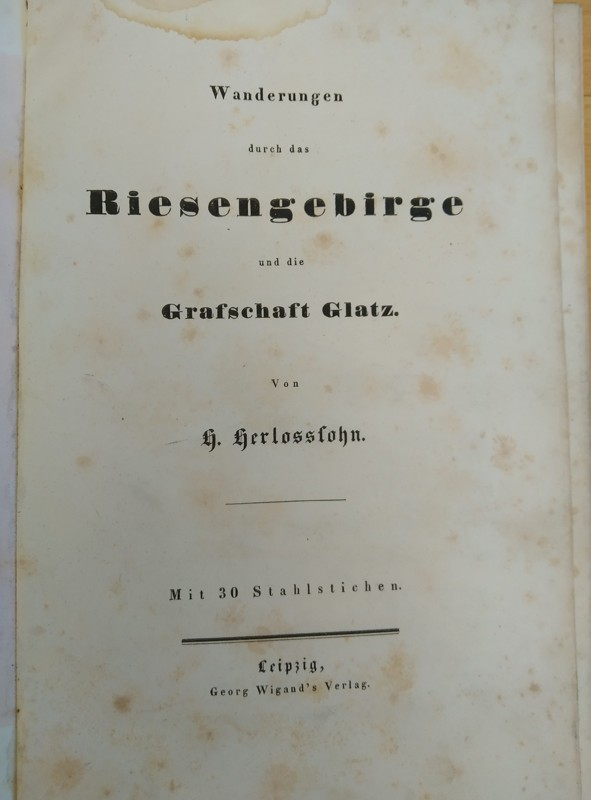 Wanderung durch das Riesengebirge und die Grafschaft Glatz