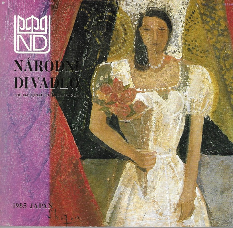 Národní divadlo. The National Theatre Prague. 1985 Japan