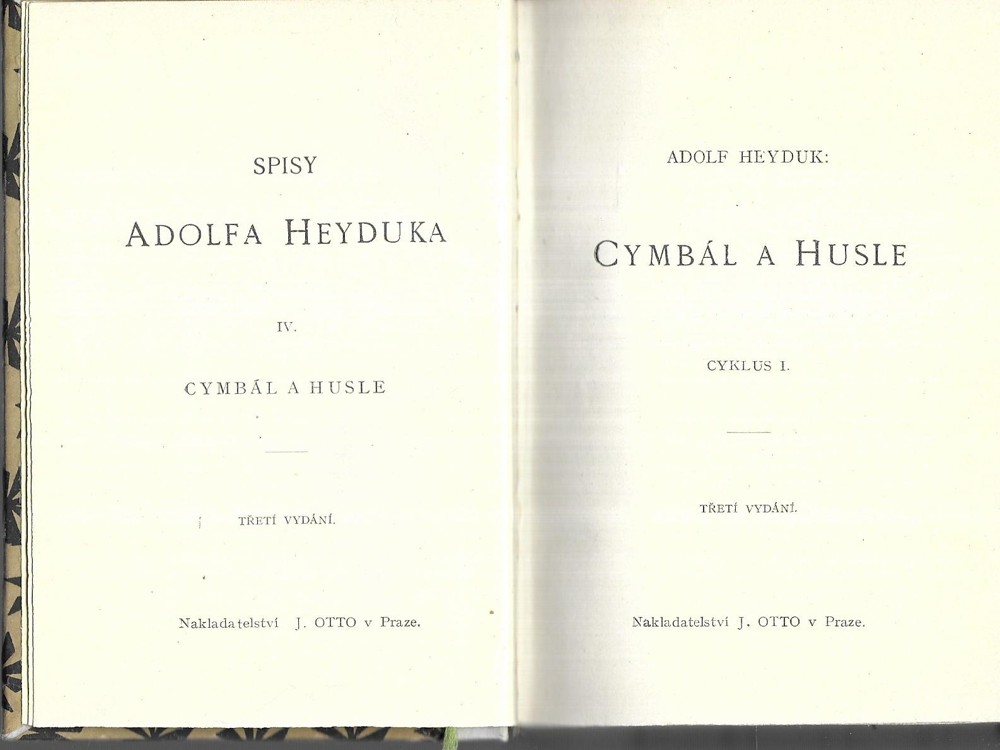 Cymbál a husle 3 sv.