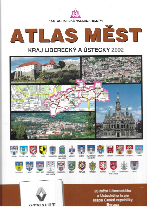 Atlas měst : kraj Liberecký a Ústecký
