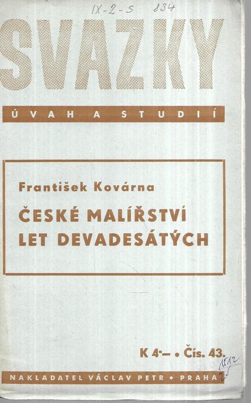 České malířství let devadesátých