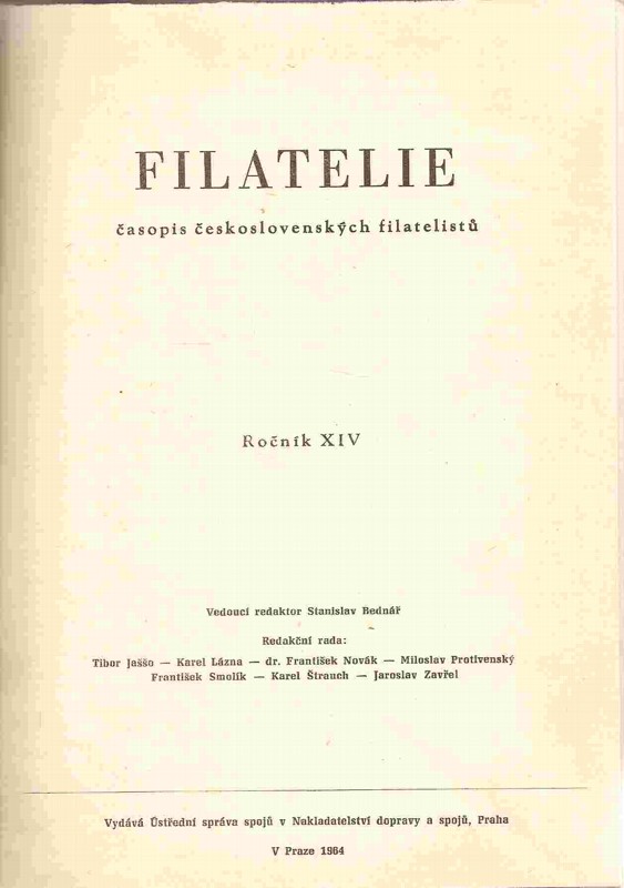 Filatelie. Časopis československých filatelistů, ročník XIV.
