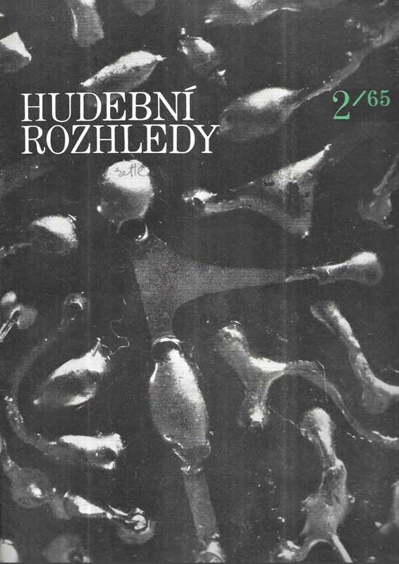 Hudební rozhledy. Nekompletní ročník 1965, č. 2,3,6,8,11,16,18,19, 20,22