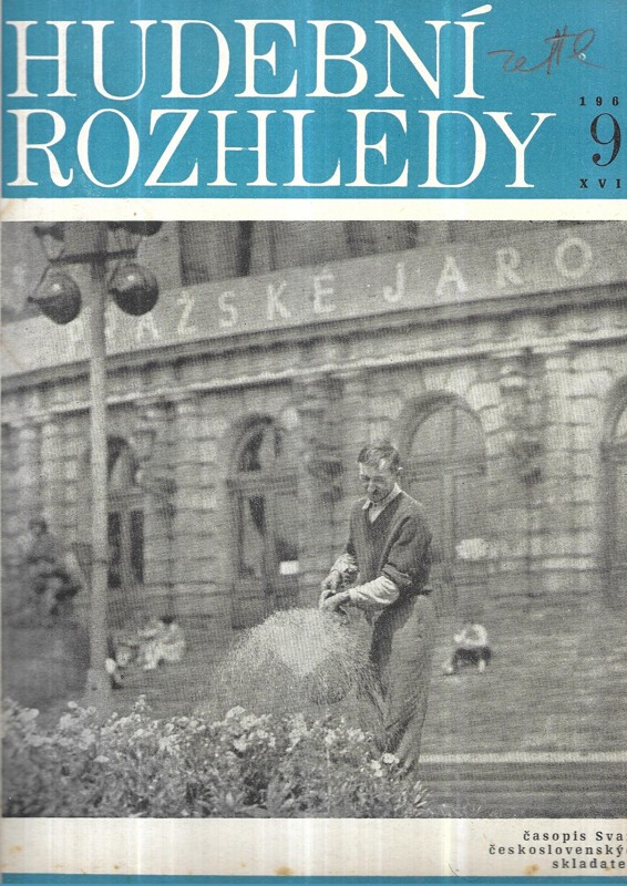 Hudební rozhledy. Nekompletní ročník XVII 1964, č. 9-11,14-16, 21,22