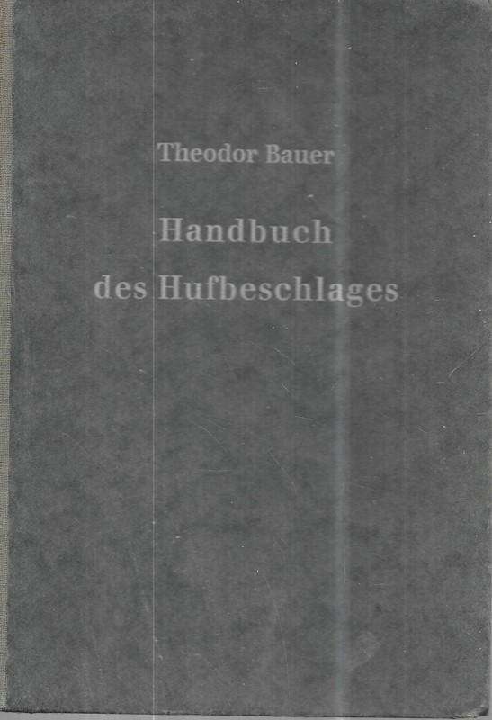 Handbuch des Hufbeschlages
