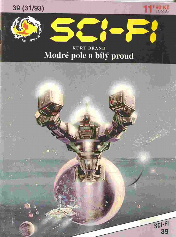 Modré pole a bílý proud
