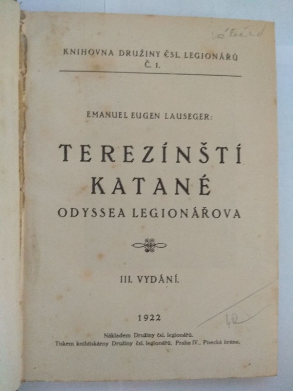 Terezínští katané - odyssea legionářova