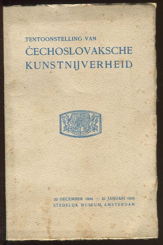 Tentoonstelling van Čechoslovaksche Kunstnijverheid