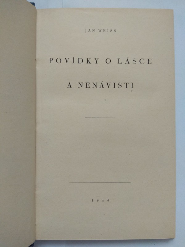 Povídky o lásce a nenávisti