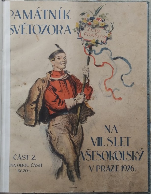 Památník Světozora na VII. Všesokolský slet v Praze 1926, část 2.