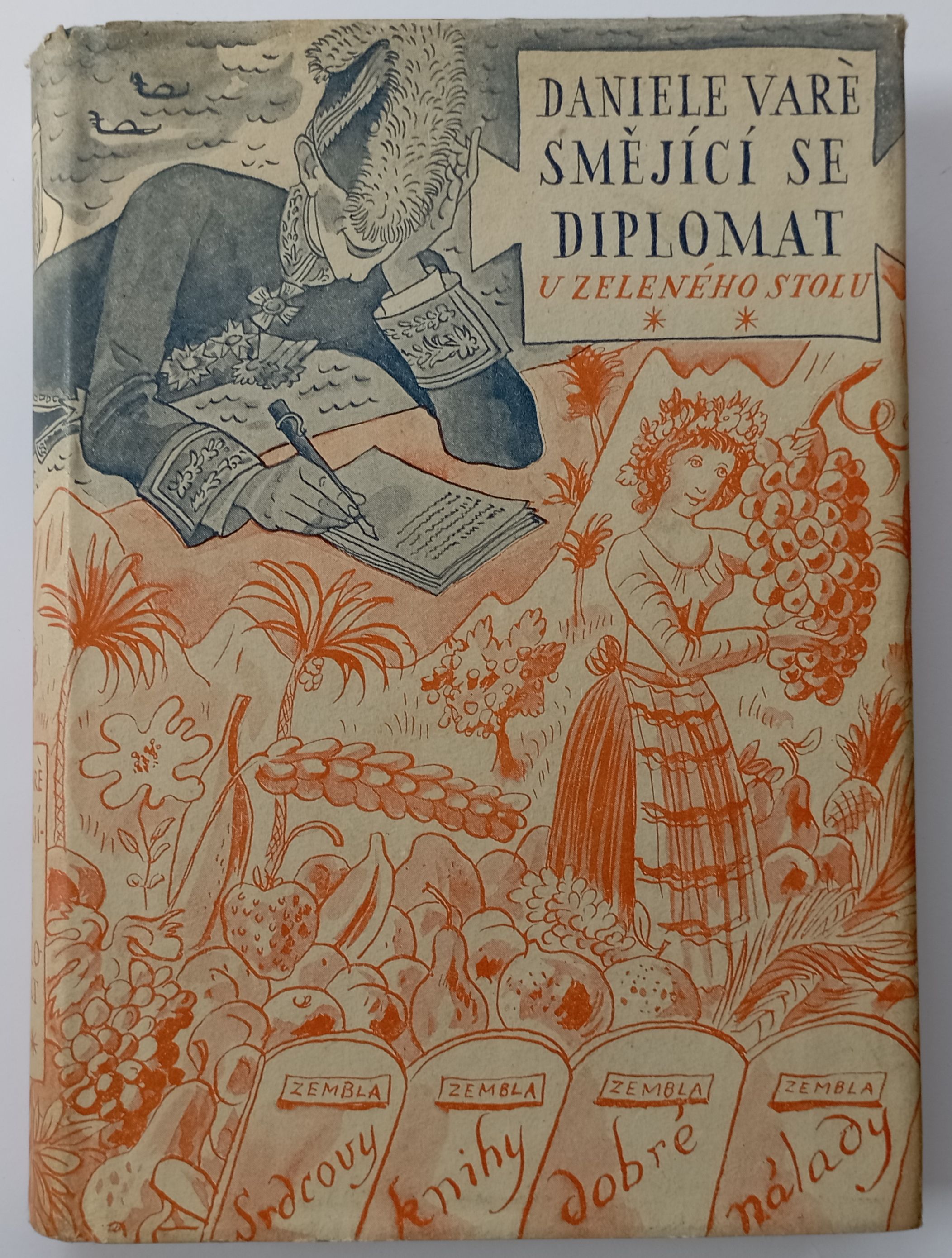 Smějící se diplomat. U zeleného stolu