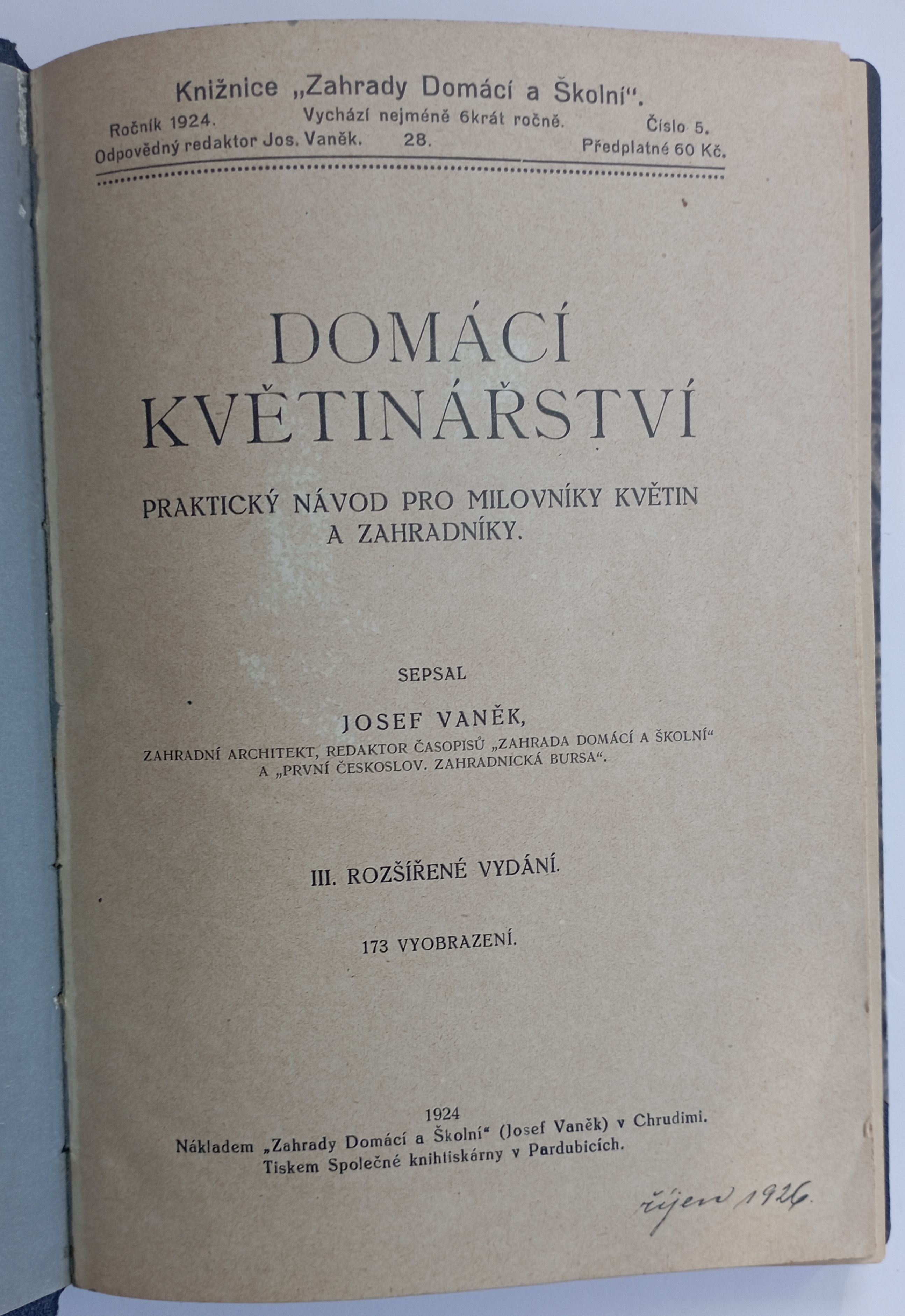Domácí květinářsrví
