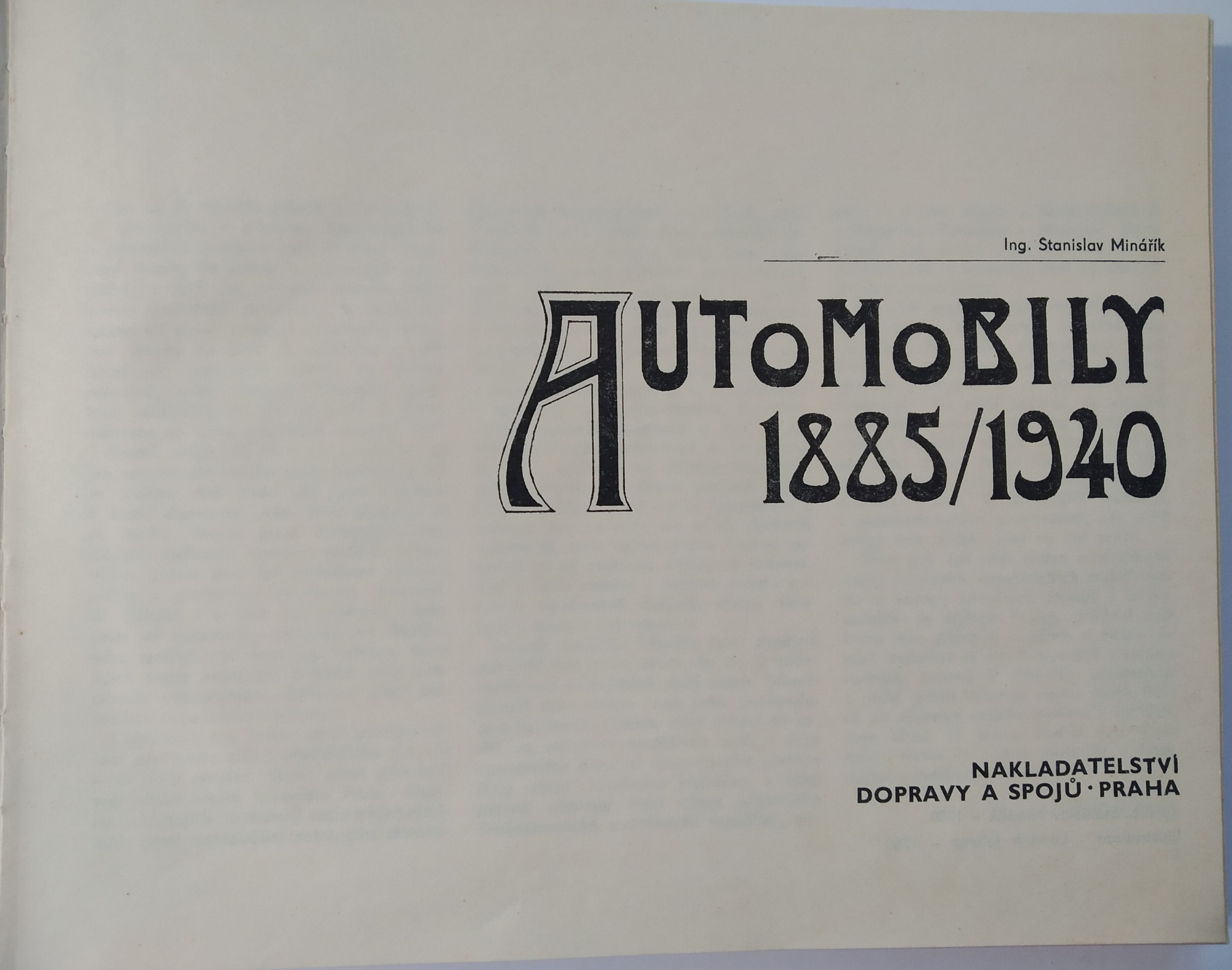 Automobily 1885/1940