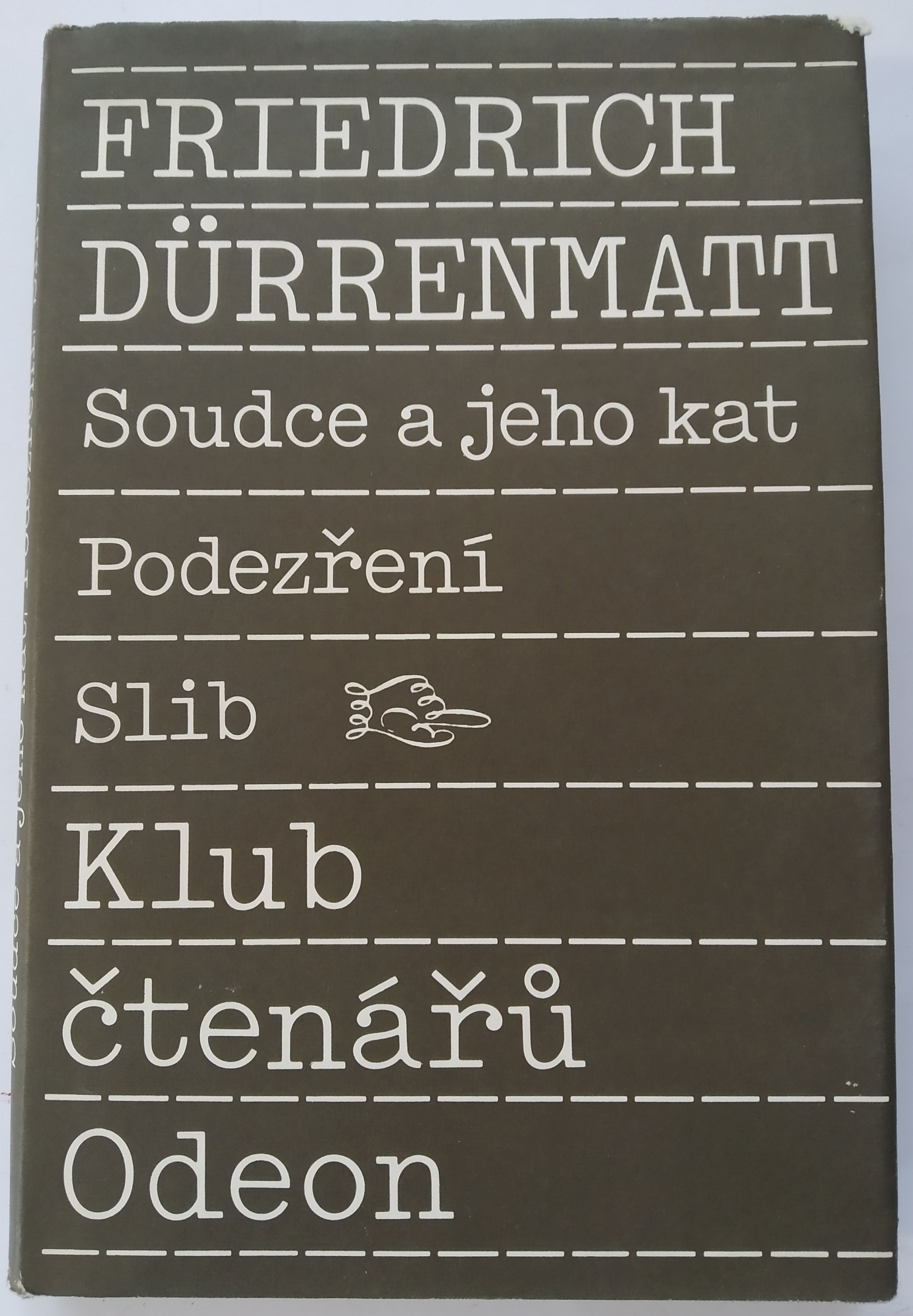 Soudce a jeho kat - Podezření - Slib