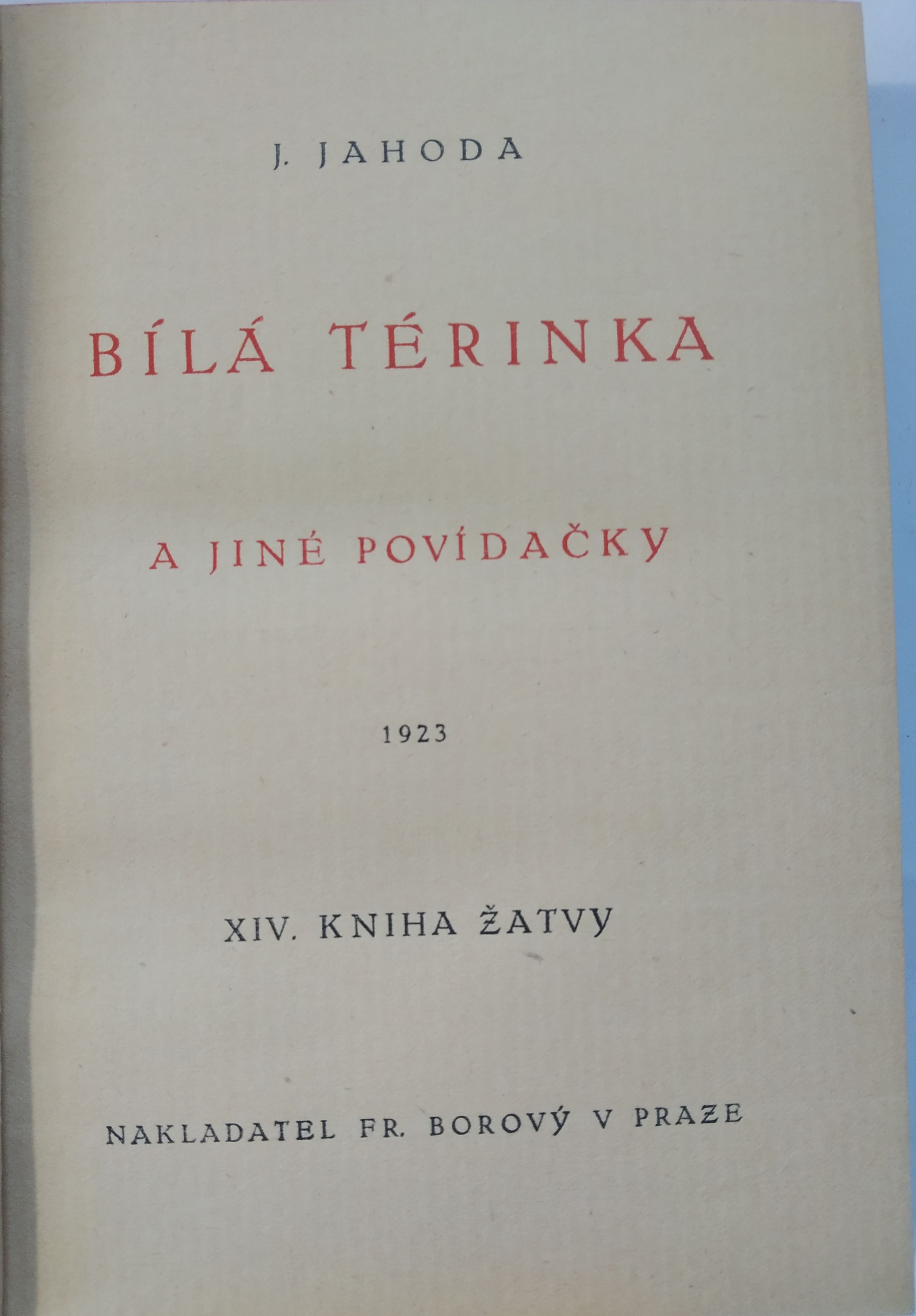 Bílá Térinka a jiné povídačky