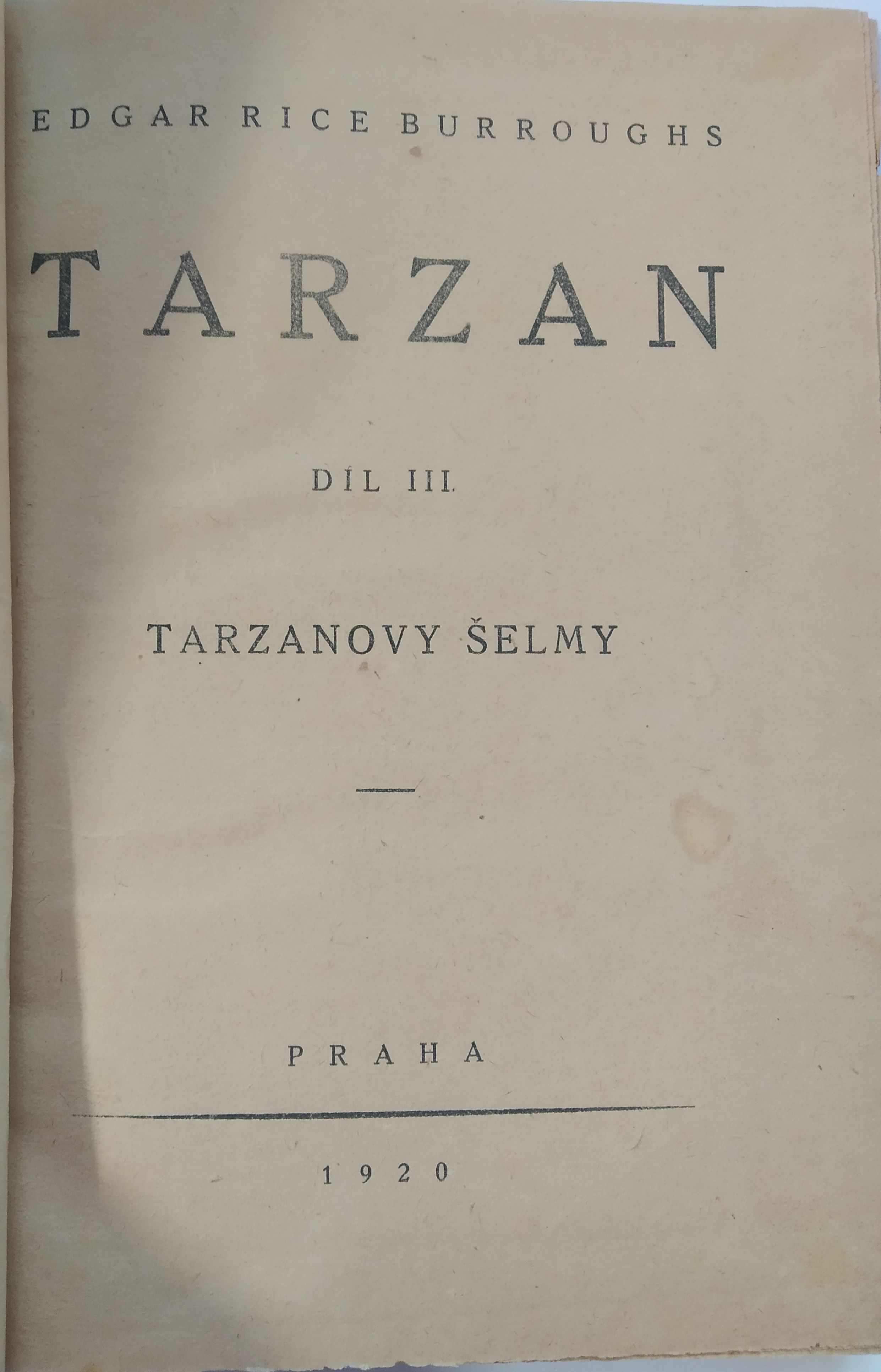 Tarzan - díl III. Tarzanovy šelmy