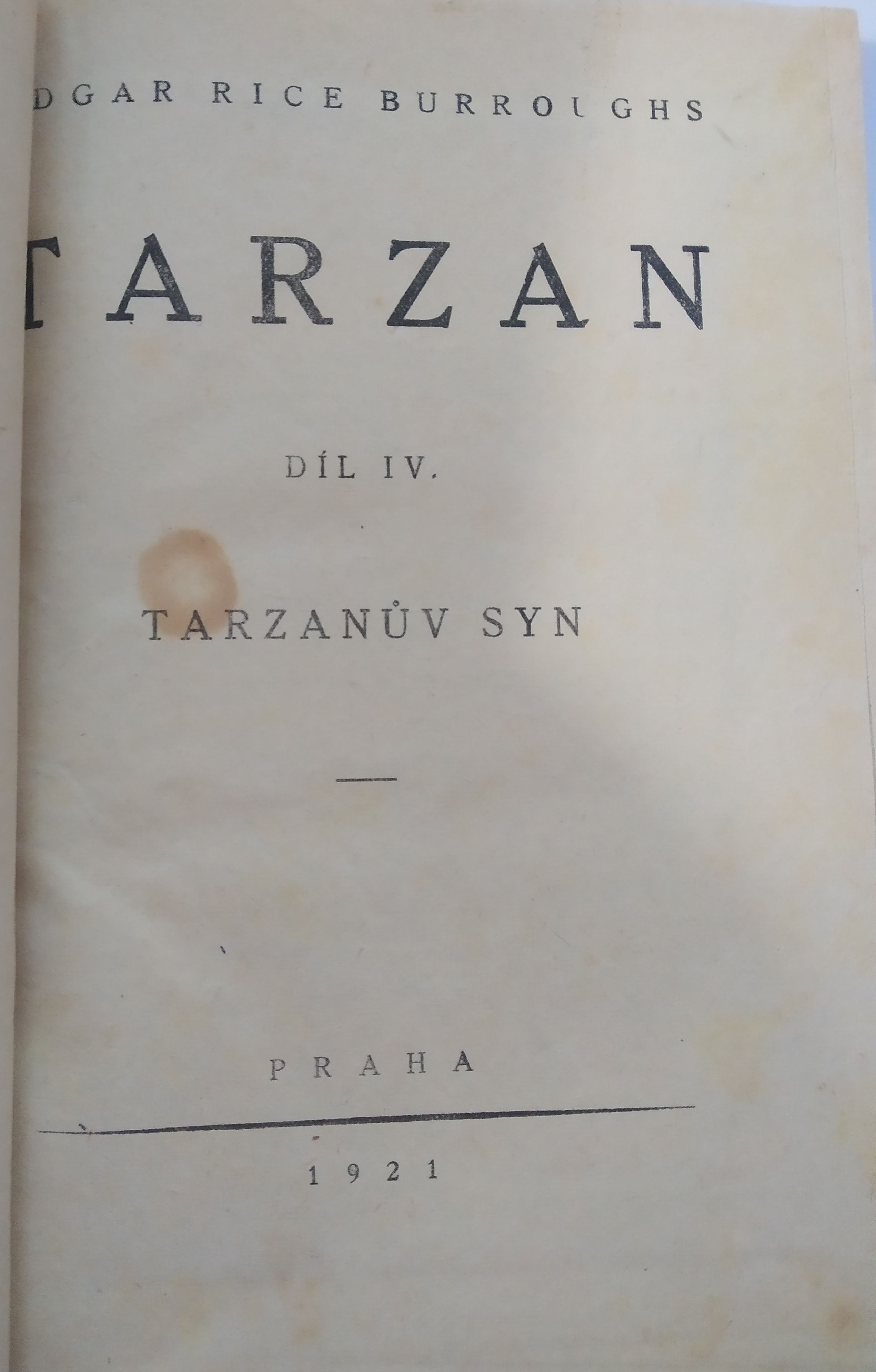 Tarzan - díl IV. Tarzanův syn