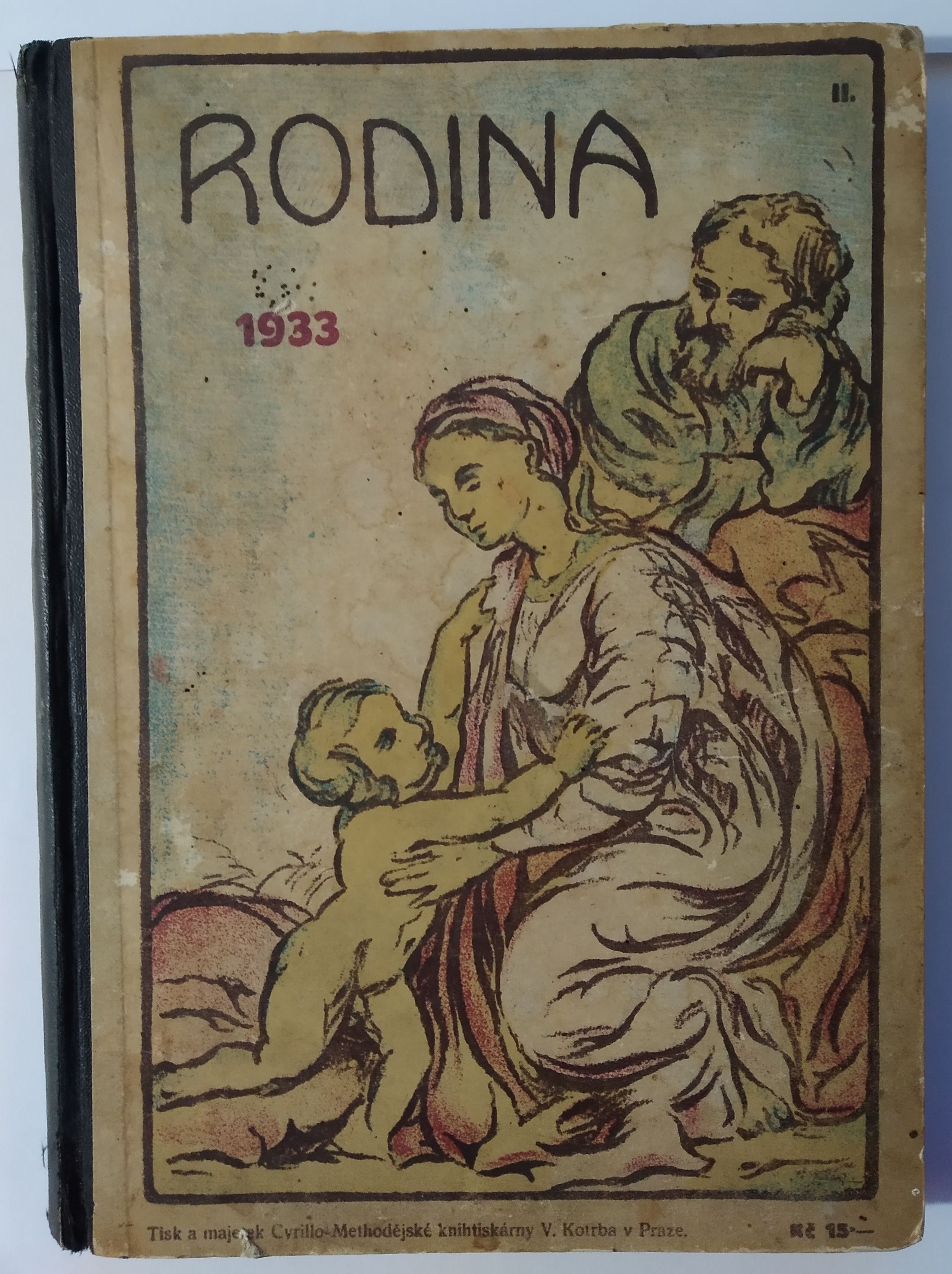 RODINA - Velký kalendář katolický na obyčejný rok 1933 II.
