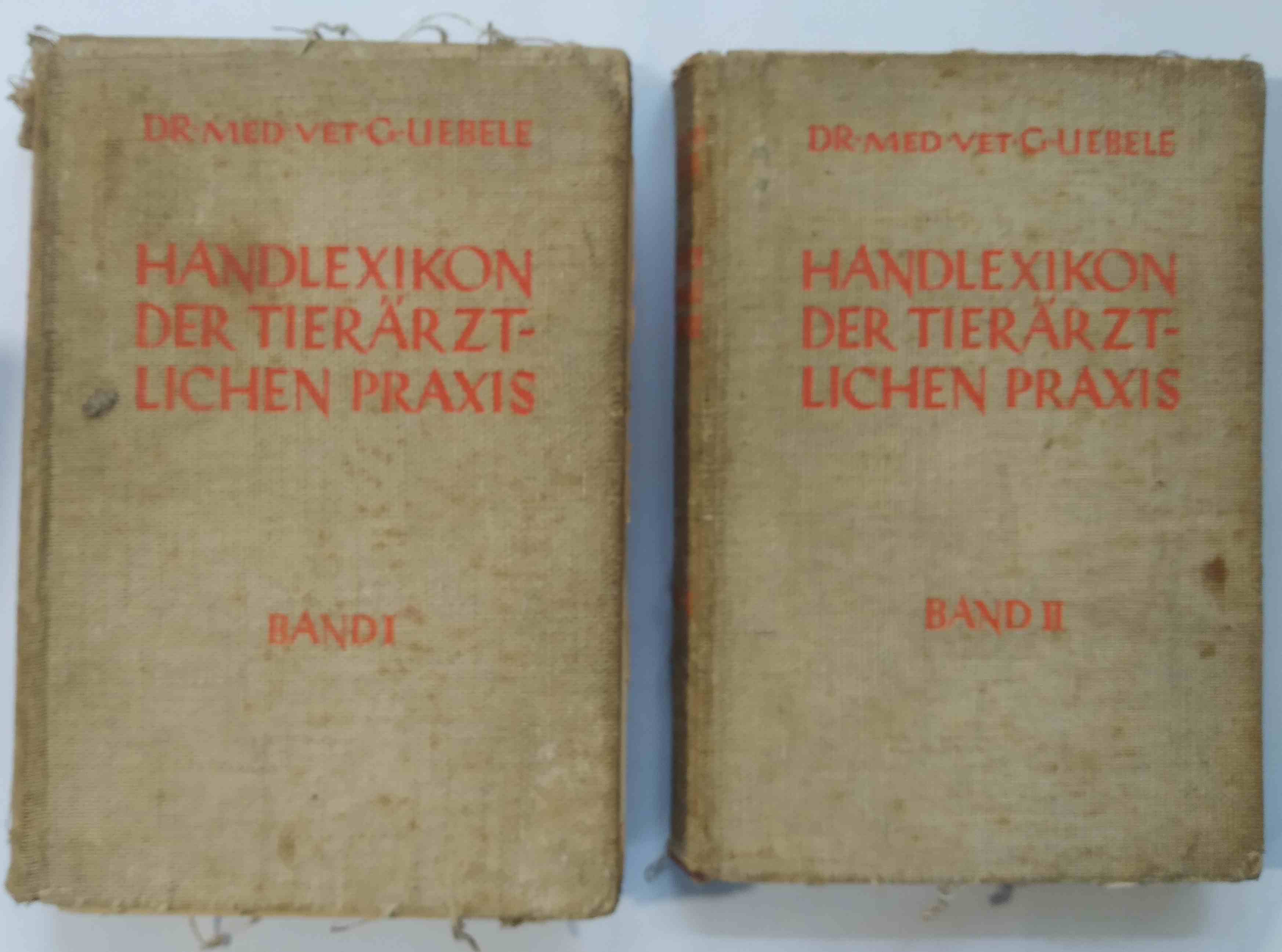 Handlexikon der tierärztlichen Praxis 1. + 2.