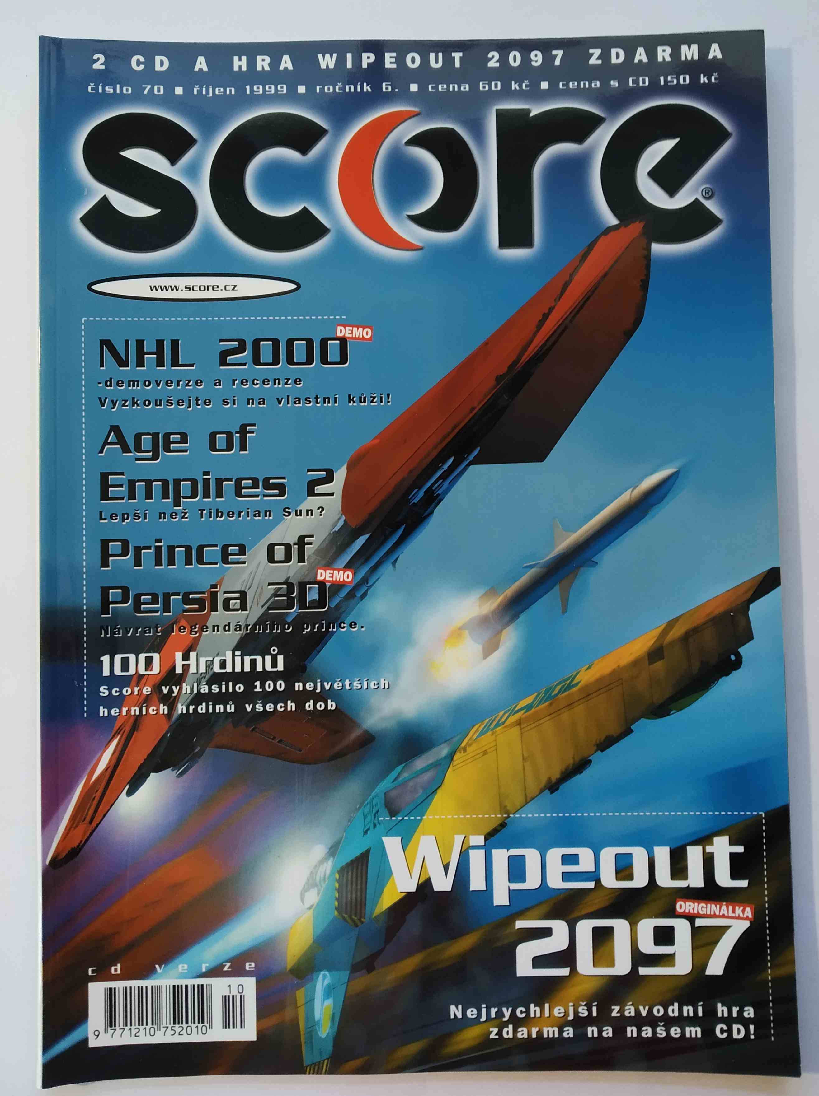 SCORE - číslo 70 - říjen 1999 - bez CD