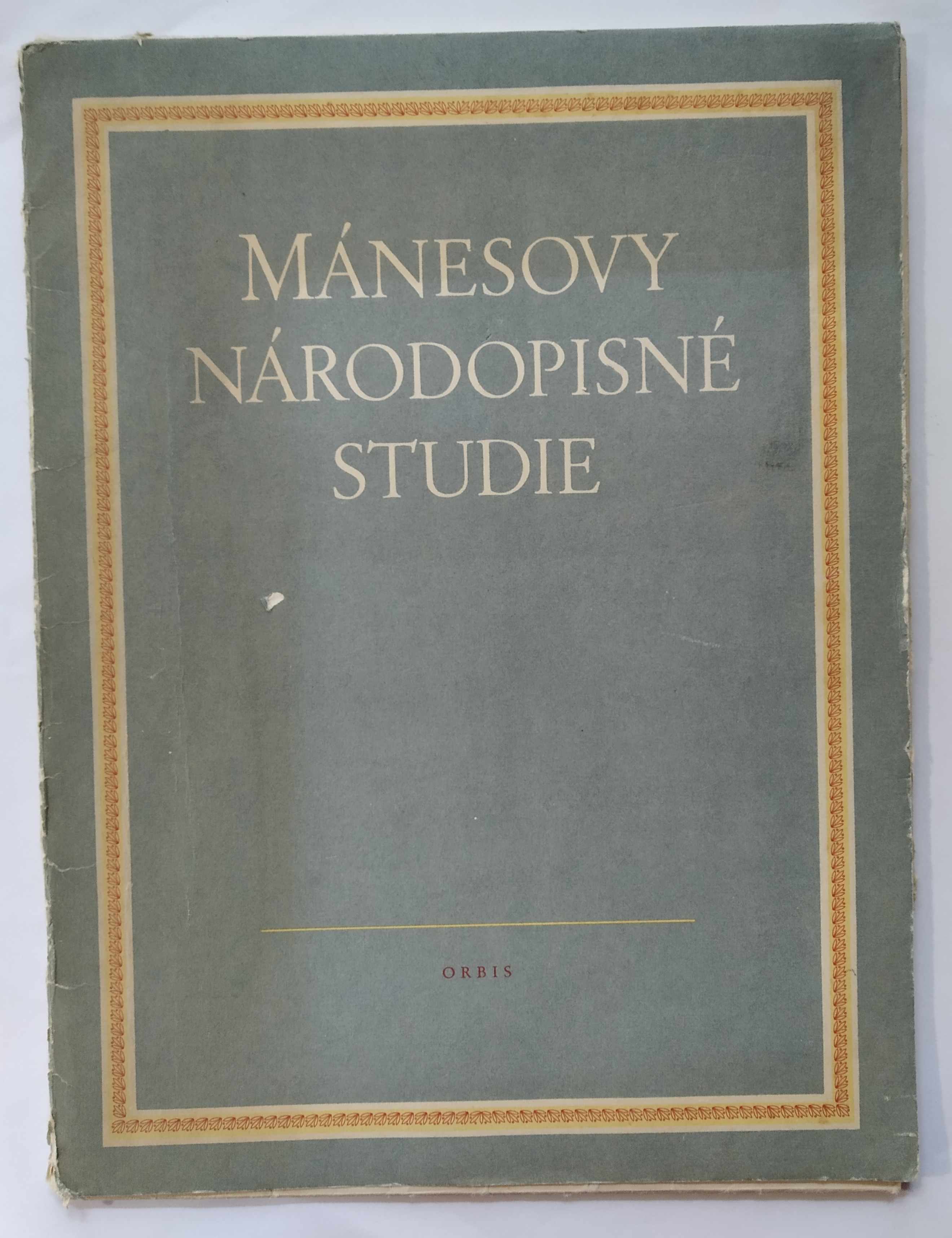 Mánesovy národopisné studie