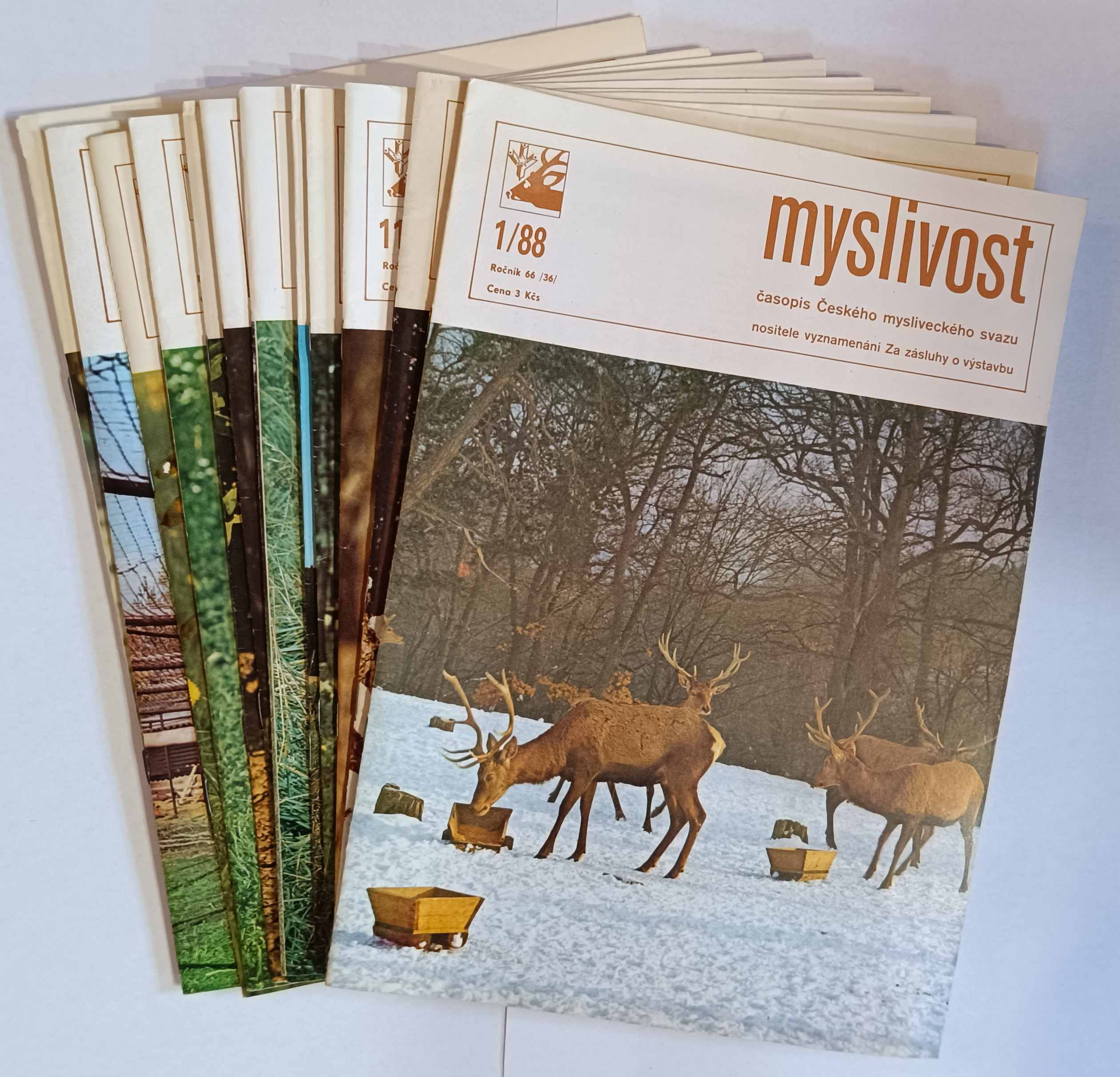 MYSLIVOST. Časopis Českého mysliveckého svazu. 1988/1 - 12