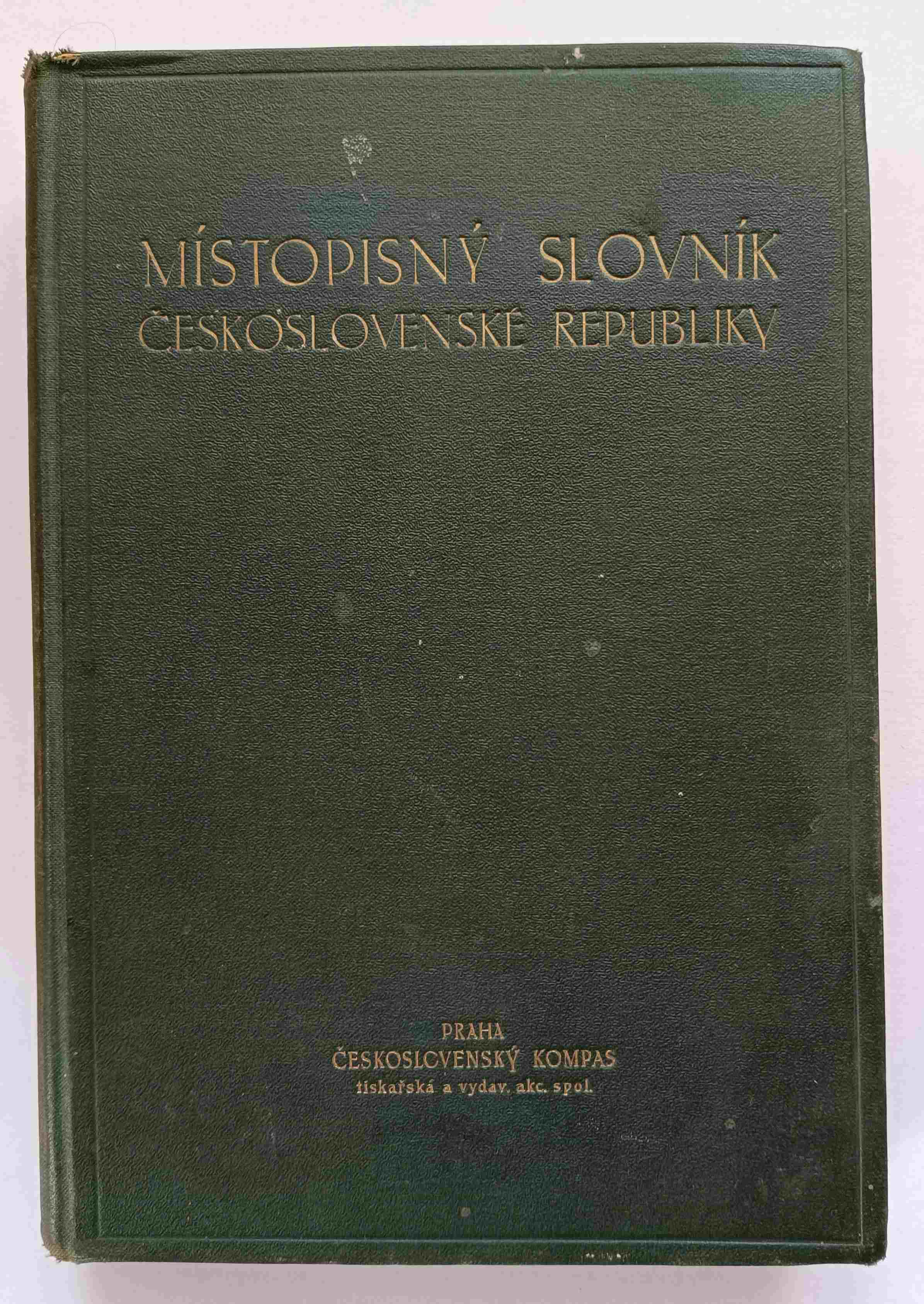 Místopisný slovník Československé republiky