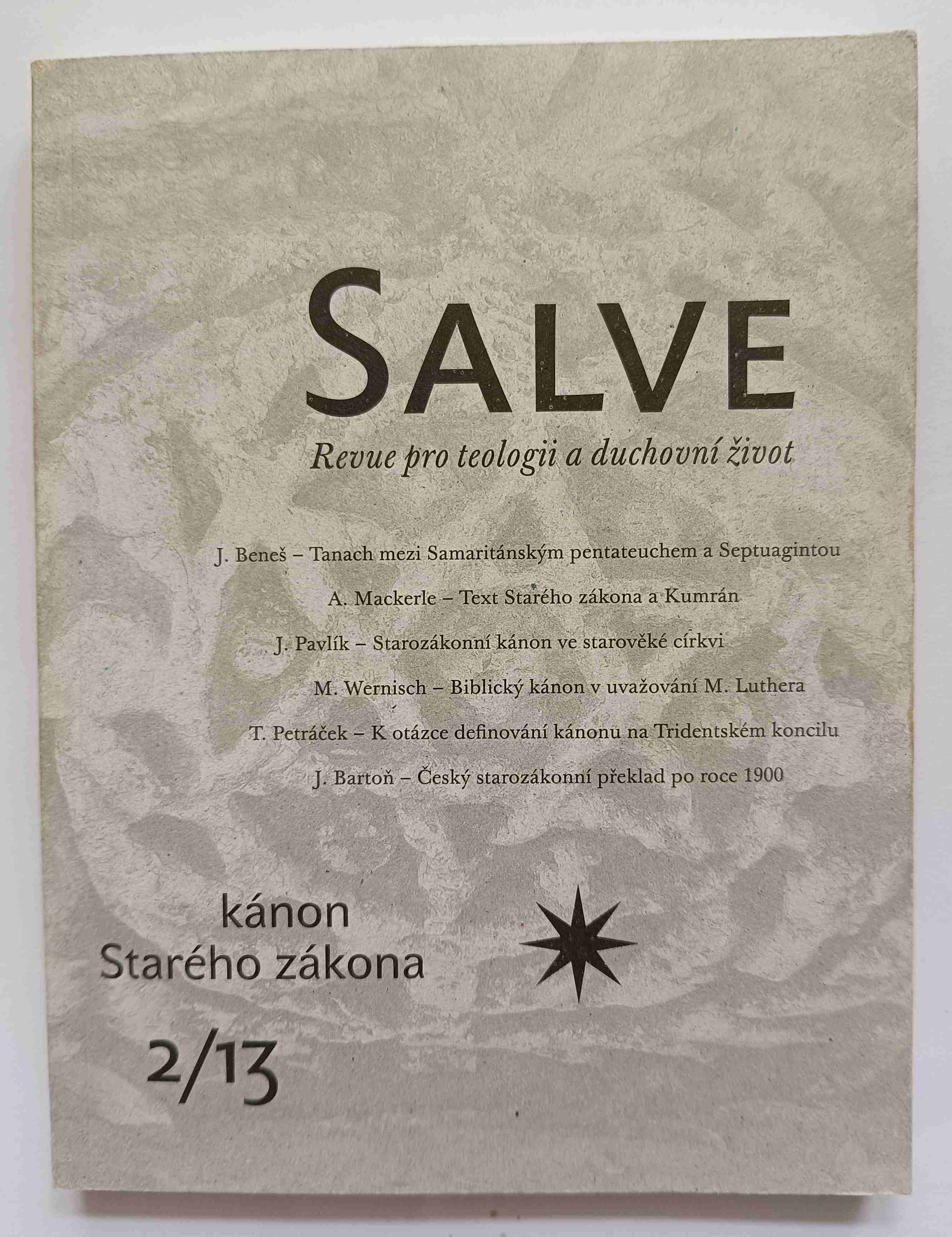 Salve. Revue pro teologii a duchovní život 2/13