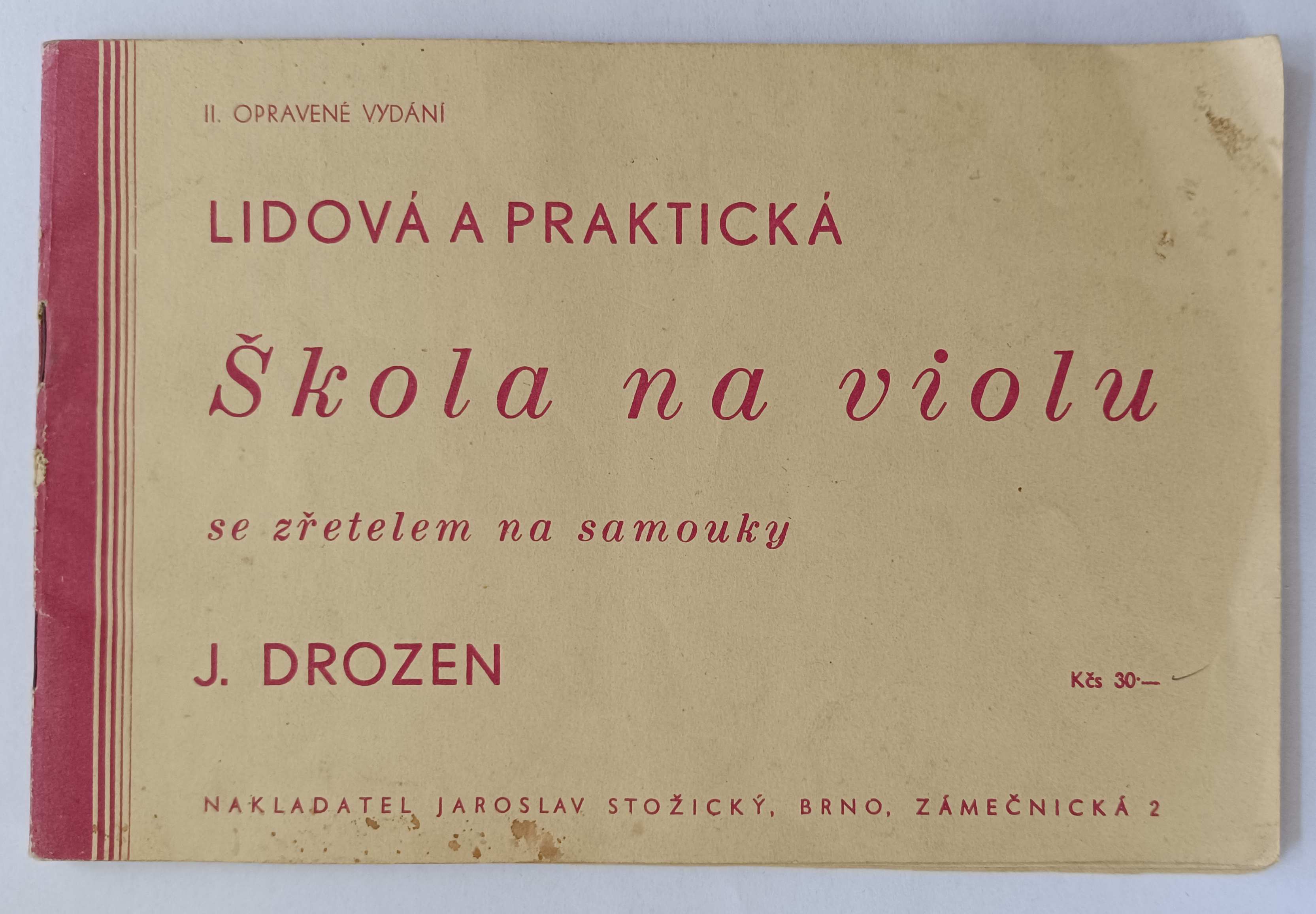 Lidová a praktická Škola na violu