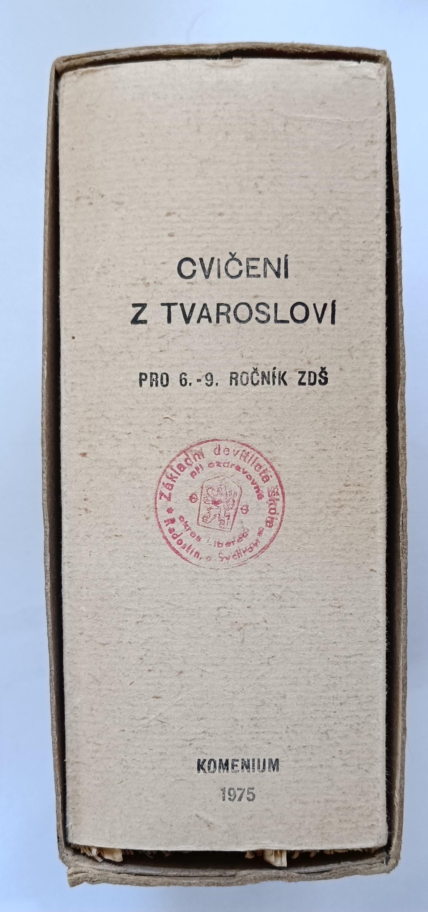 Cvičení z tvarosloví pro 6. - 9. ročník ZDŠ