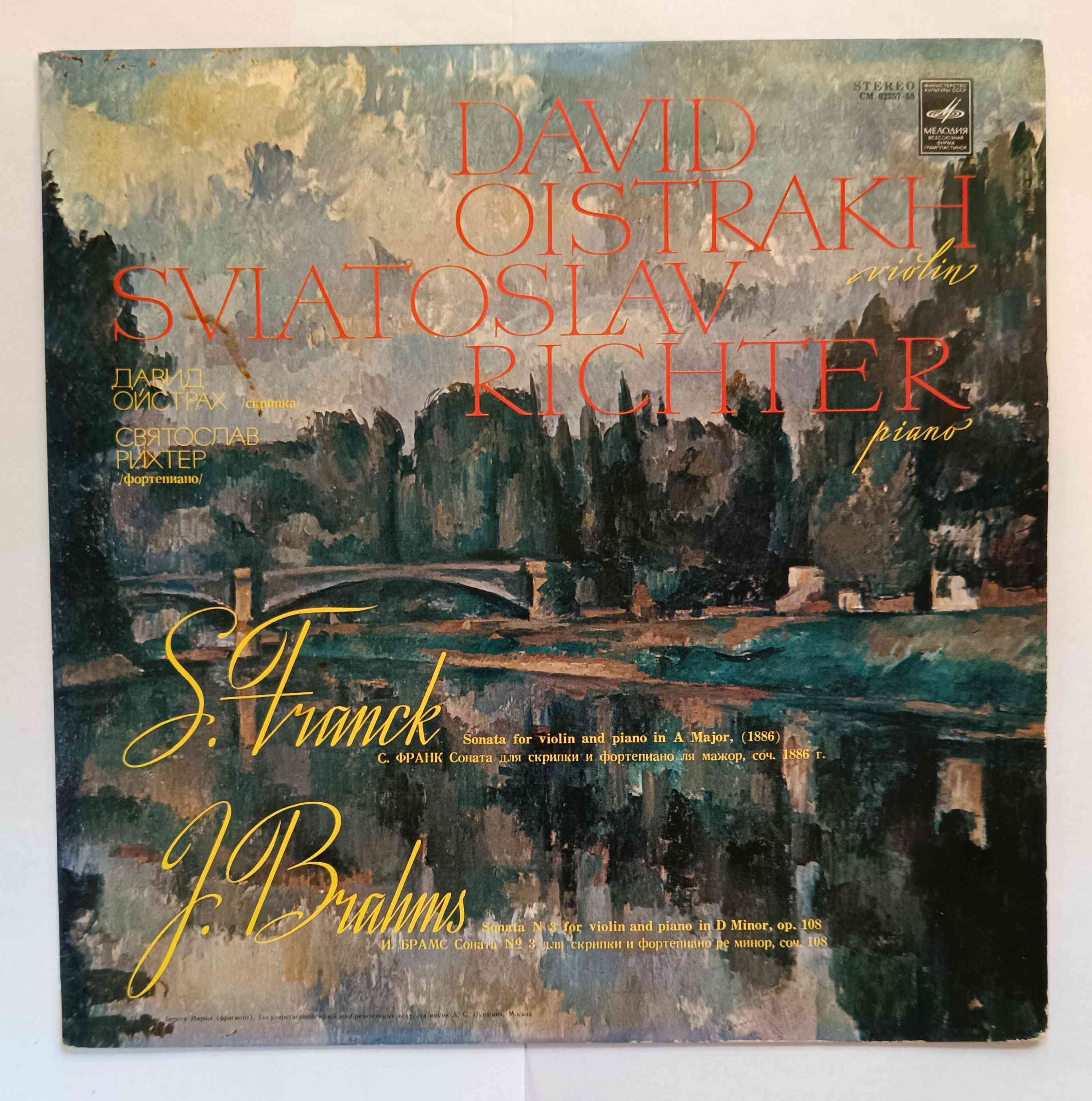 Sonata For Violin And Piano In A Major, (1886) / Sonata N 3 For Violin And Piano In D Minor, Op. 108